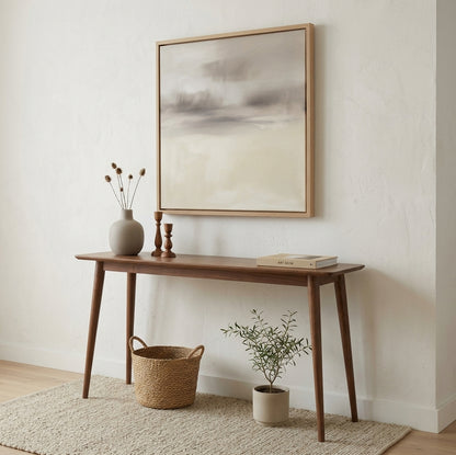 Soft Haze - Minimalist Beige Abstract Wall Art Original