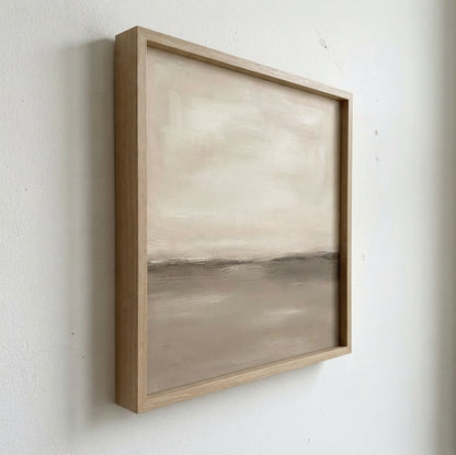 Neutral Drift - Neutral Minimalist Landscape Painting