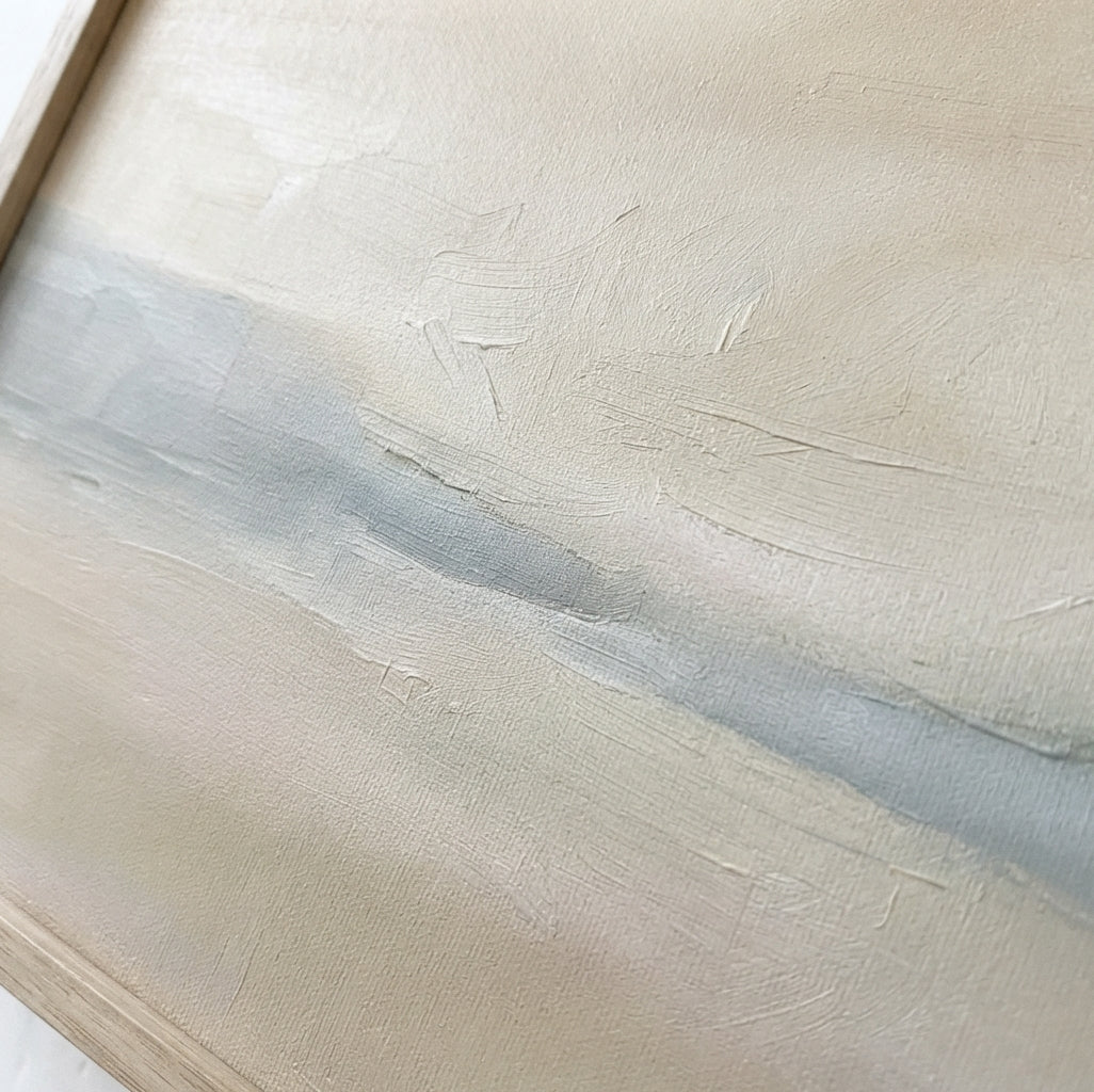 Where the Light Rests - Original Japandi Landscape Painting