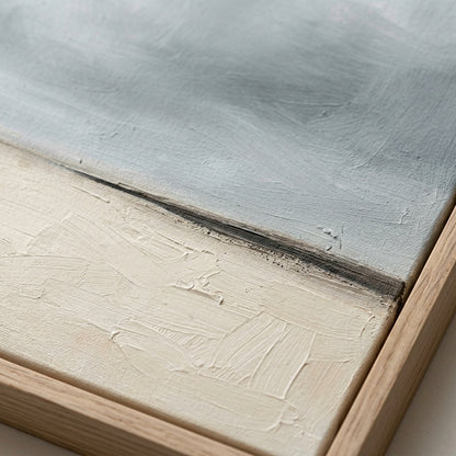 Where Earth Meets Sky - Original Minimalist Horizon Landscape Painting