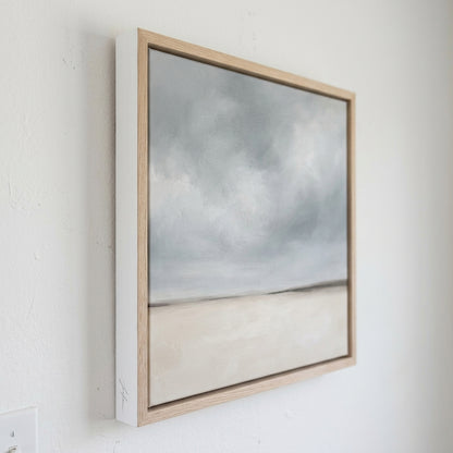 Where Earth Meets Sky - Original Minimalist Horizon Landscape Painting