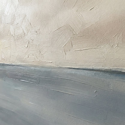 Muted Horizons No.6 - Original Minimalist Ocean Painting