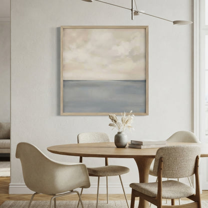 Muted Horizons No.6 - Original Minimalist Ocean Painting