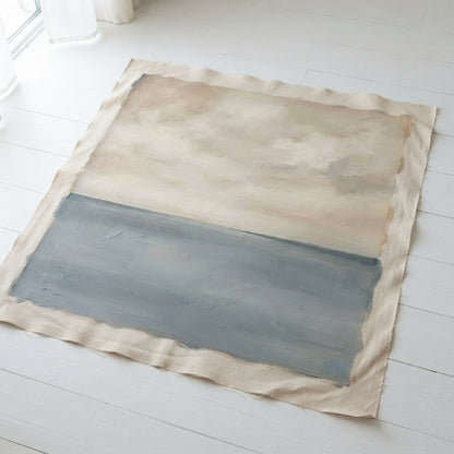 Muted Horizons No.6 - Original Minimalist Ocean Painting