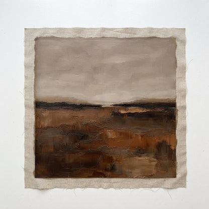 Terra Silente - Original Textured Earth Tone Abstract Painting
