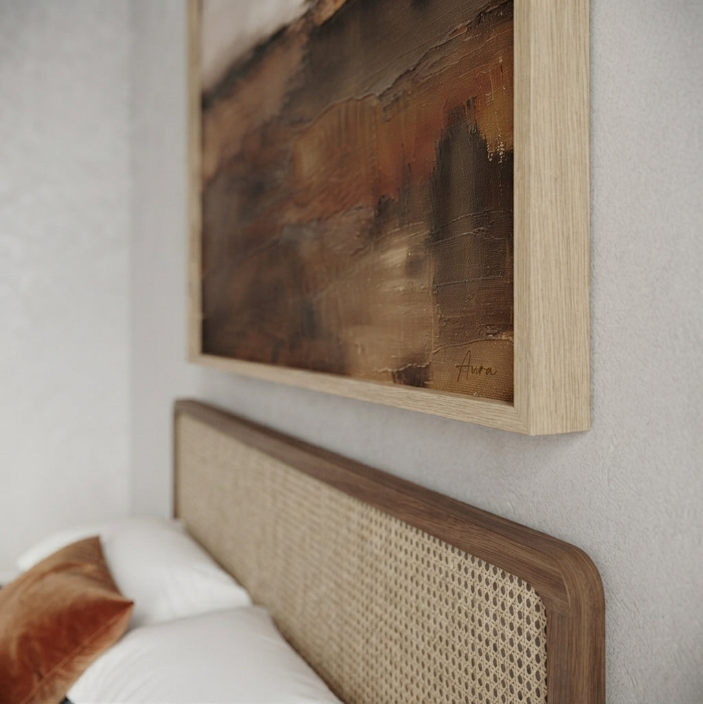 Terra Silente - Original Textured Earth Tone Abstract Painting
