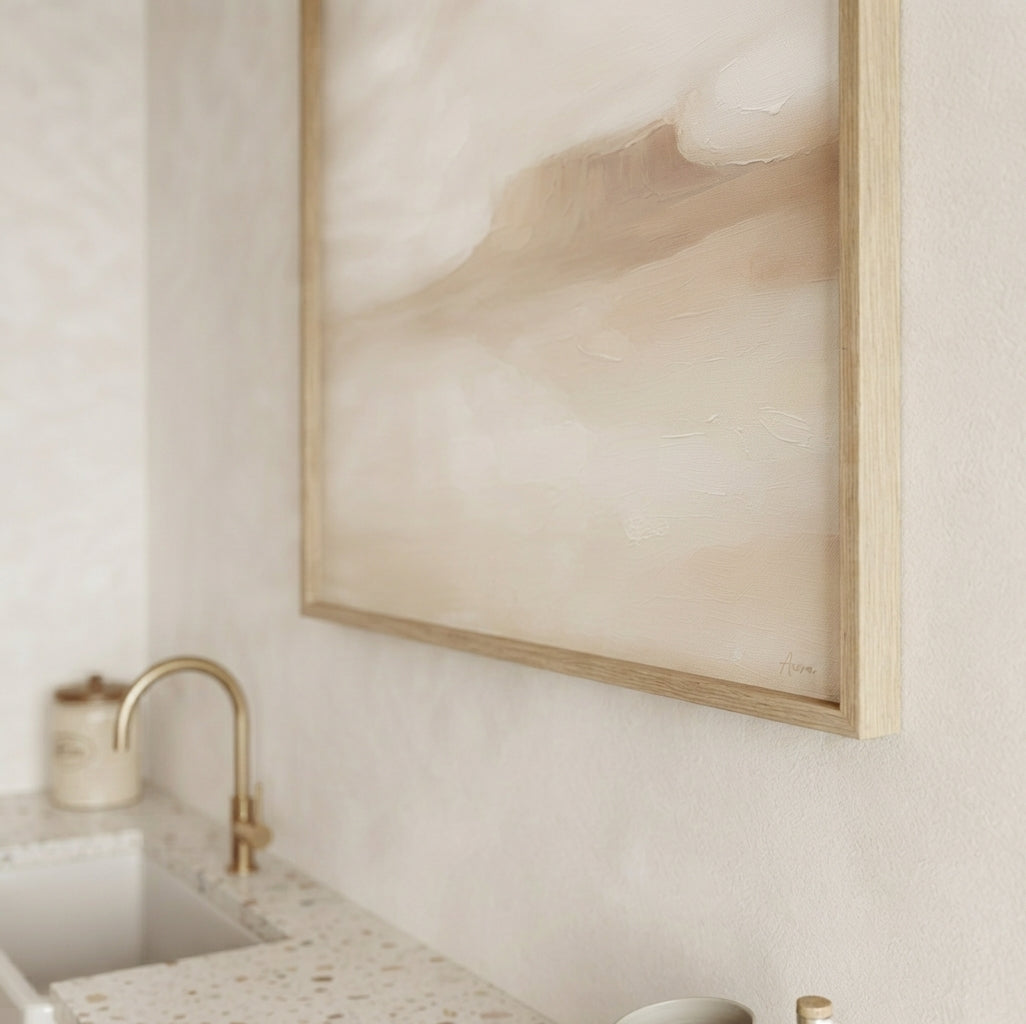Subtle Horizon - Original Desert Landscape Painting
