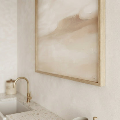 Subtle Horizon - Original Desert Landscape Painting