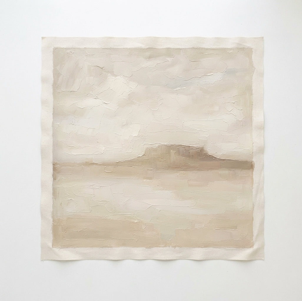Subtle Horizon - Original Desert Landscape Painting