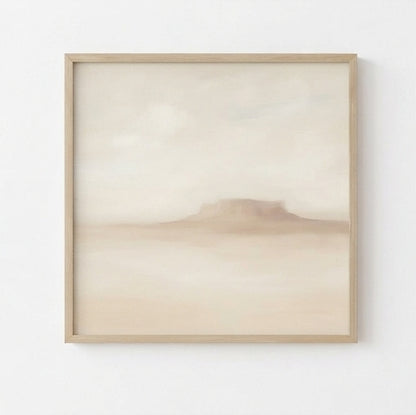 Subtle Horizon - Original Desert Landscape Painting
