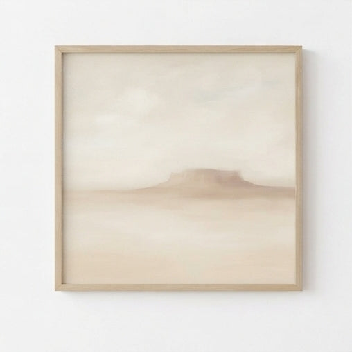 Subtle Horizon - Original Desert Landscape Painting