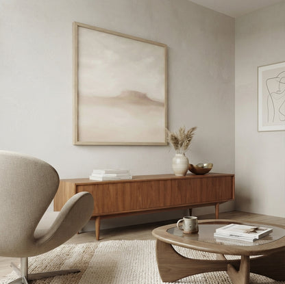 Subtle Horizon - Original Desert Landscape Painting