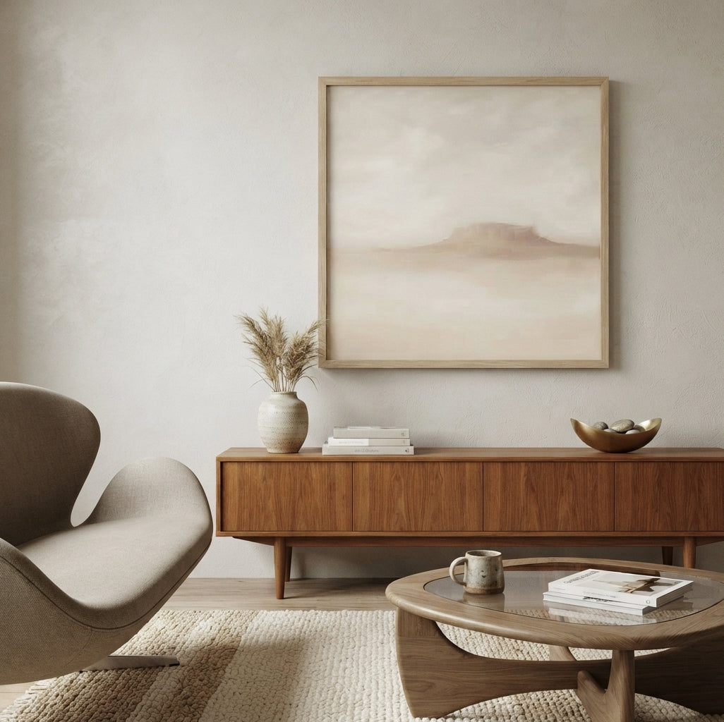 Subtle Horizon - Original Desert Landscape Painting