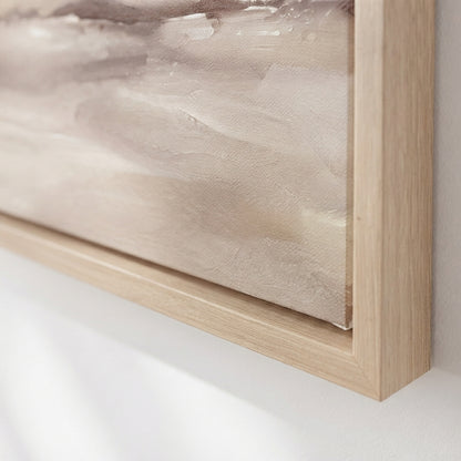 Serene Haze No.3 - Original Neutral Abstract Landscape Painting