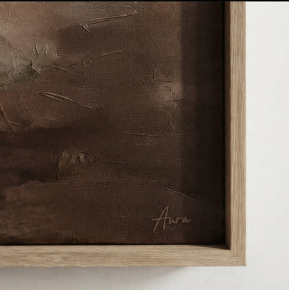 Misty Dunes - Original Neutral Brown Abstract Painting