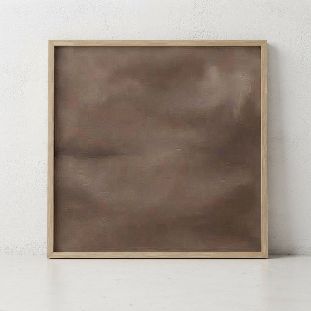 Misty Dunes - Original Neutral Brown Abstract Painting