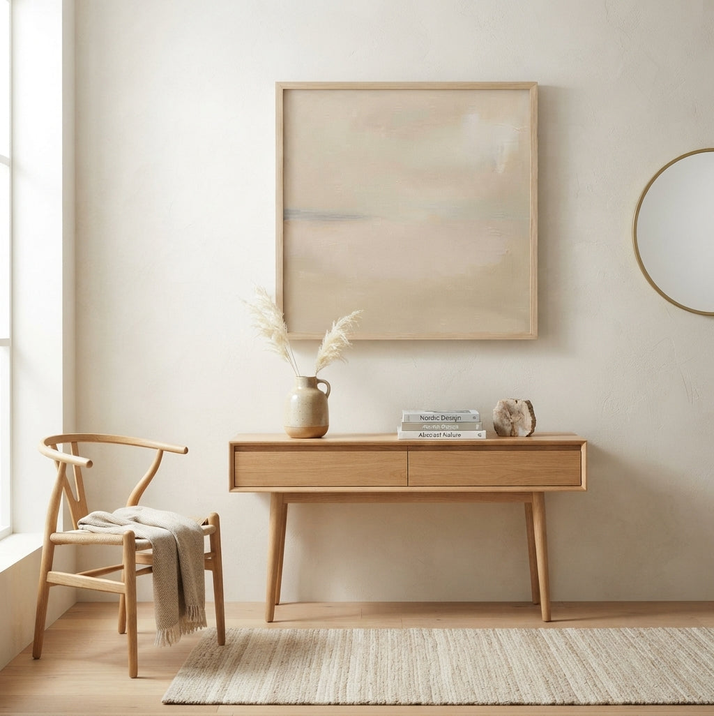 Costal Calm - Original Neutral Coastal Landscape Artwork