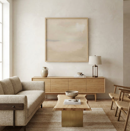 Costal Calm - Original Neutral Coastal Landscape Artwork